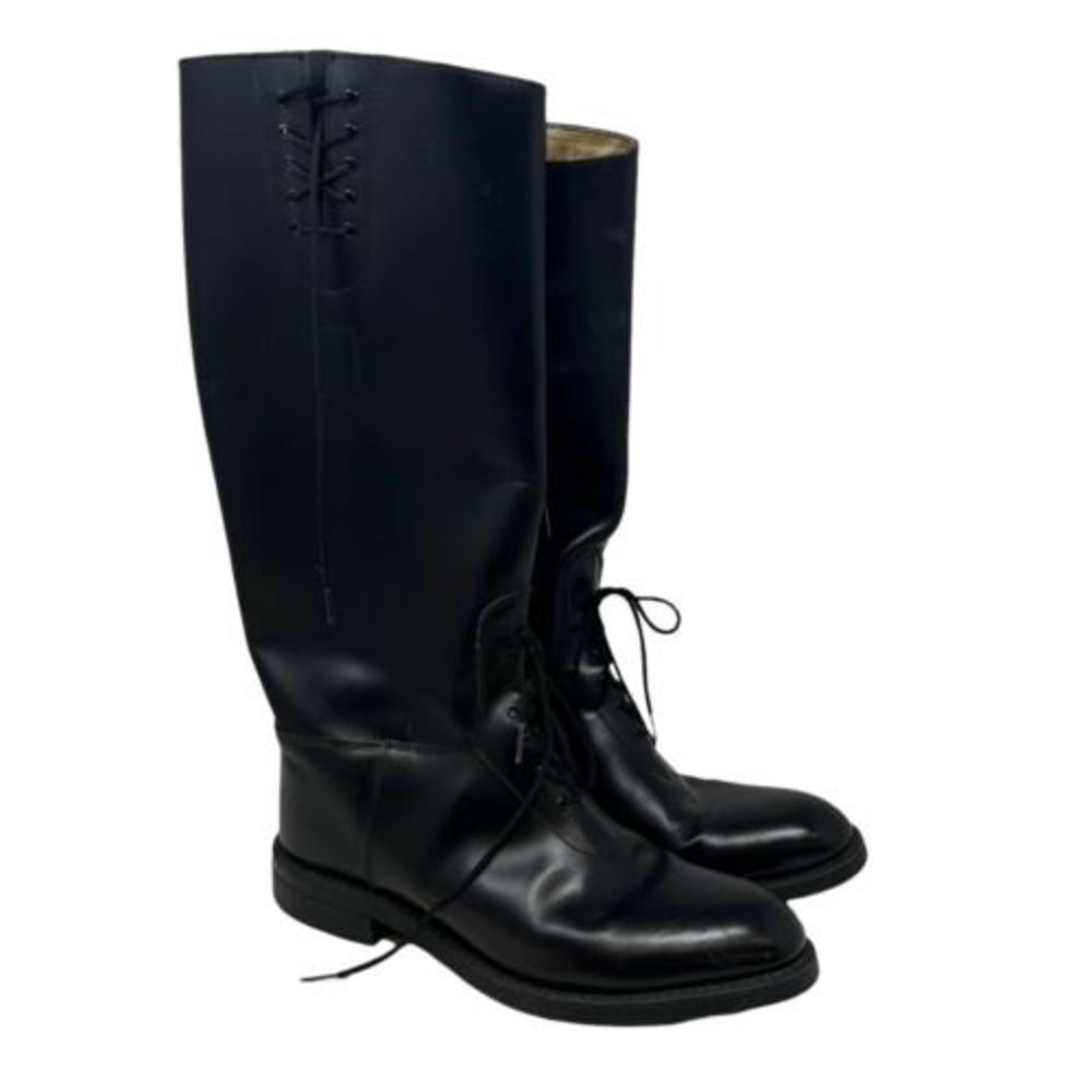 BILTRITE Men's Black Thick Leather Oil & Acid Resistant  Boots Equestrian 11.5 E